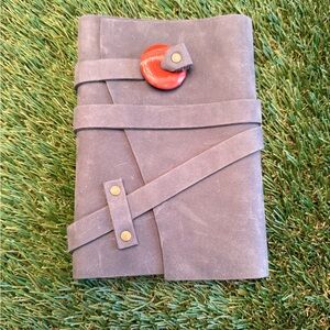 Medium Storm Wrap Journal with Stone Button Portland Leather Goods